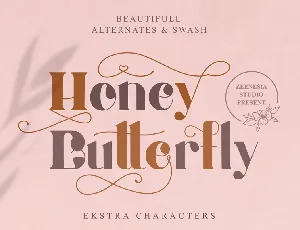 Honey Butterfly font