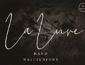 La Lune Handwritten font