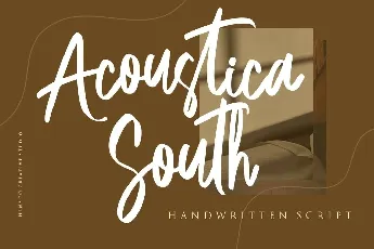 Acoustica South font