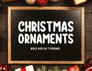 Christmas Ornaments font