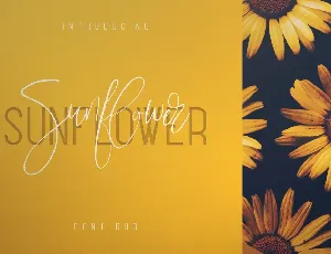 Sunflower font