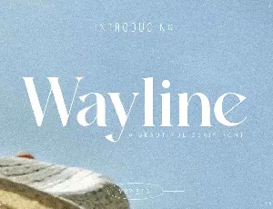 Wayline Free font