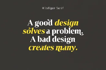 Hilsfiger font