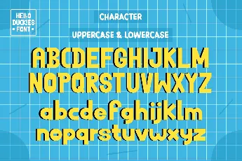 HELLO DUCKIES font