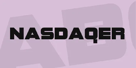 NASDAQER font