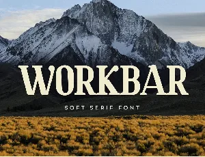 Workbar font