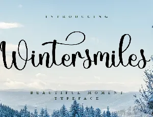 Wintersmiles font