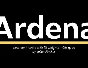 Ardena Sans Serif font