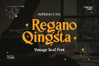 Regano Qingsta font