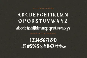 Regano Qingsta font