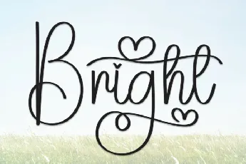 Bright Script Typeface font