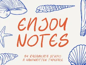 Enjoy Notes font