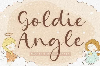 Goldie Angle font