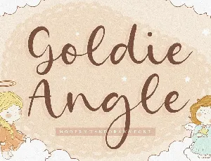 Goldie Angle font