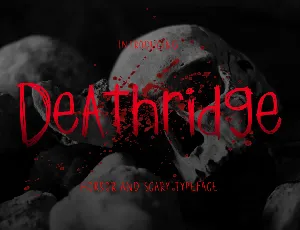 Deathridge Demo font