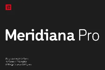 Meridiana Pro font