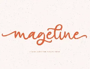 Mageline font