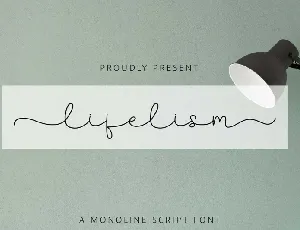 Lifelism font