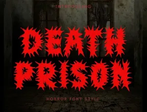 Death Prison font