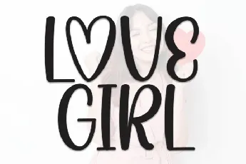 Love Girl Display font