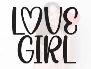 Love Girl Display font