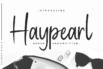 Haypearl Demo font