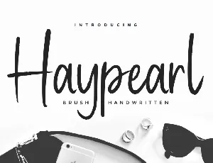 Haypearl Demo font