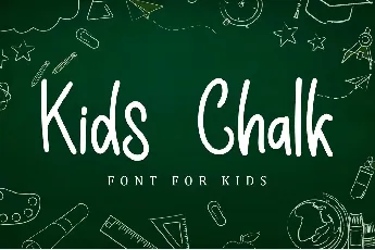 Kids Chalk - Personal Use font