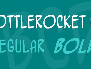 BottleRocket BB font