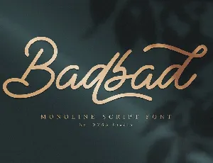 Badbad font