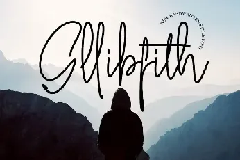 Gllibfith Handwritting font