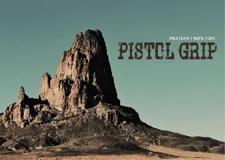 Pistol Grip Pump font