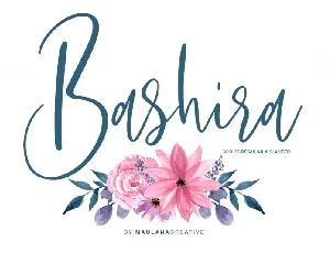 Bashira Calligraphy font