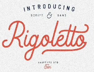 Rigoletto Script font