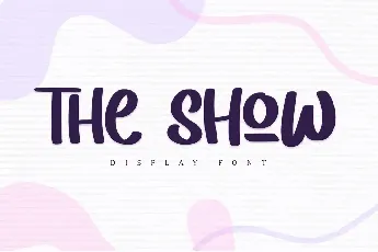 The Show - Personal Use font