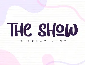 The Show - Personal Use font