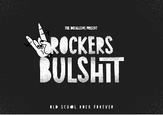 Rockers Bulshit font