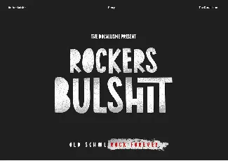 Rockers Bulshit font