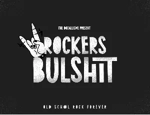 Rockers Bulshit font