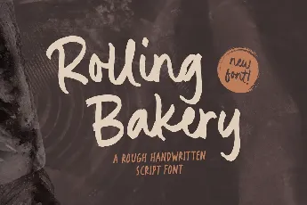 Rolling Bakery font