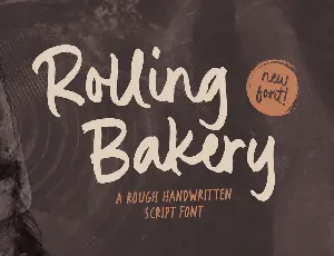 Rolling Bakery font
