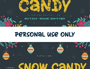 Snow Candy font