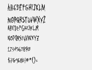 Mark of the Beast BB font