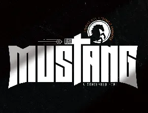 Black Mustang font