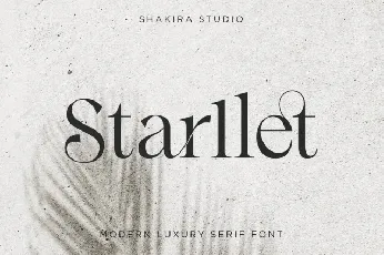 Starllet font