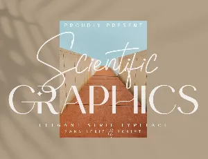 Scientific Graphics font