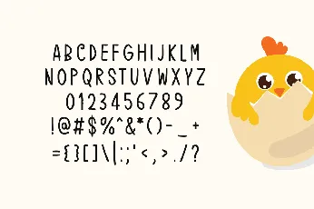 Easter Chick font