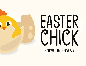 Easter Chick font
