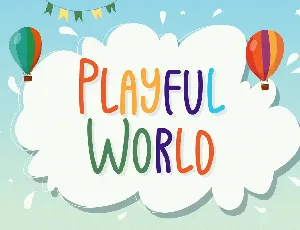 Playful World font