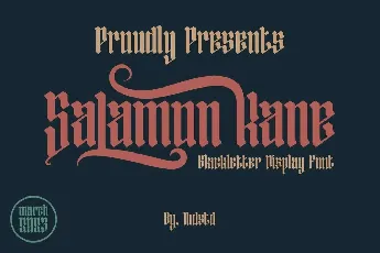 Salamon Kane font